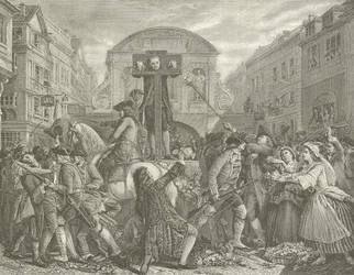 Daniel Defoe in the Pillory, 1703